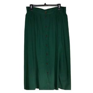 Vintage Dark Green Skirt